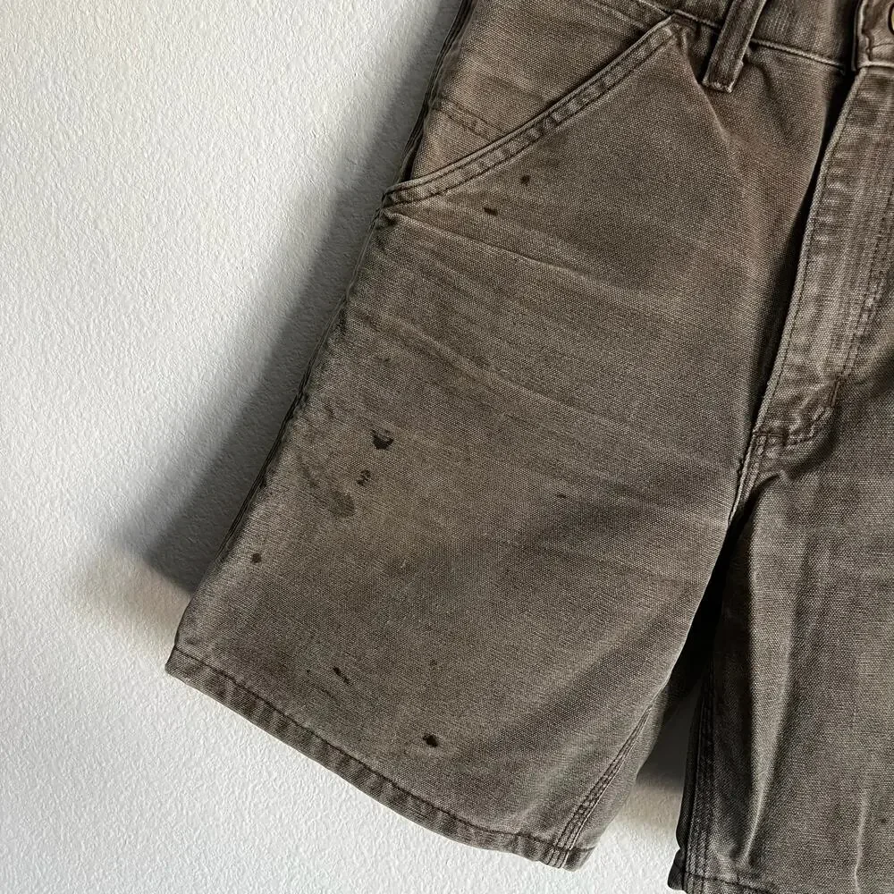 Carhartt B24 CHT brown work wear carpenter shorts